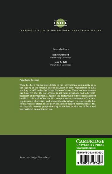 Necessity Proportionality and the Use of Force by States