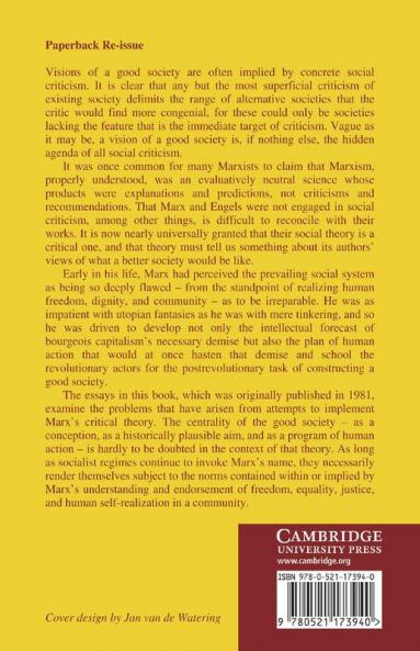 Marxism and the Good Society