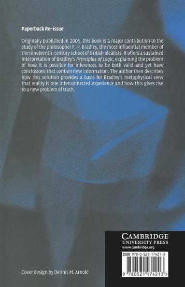 The Logical Foundations of Bradley's Metaphysics