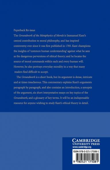 Kant's Groundwork of the Metaphysics of Morals