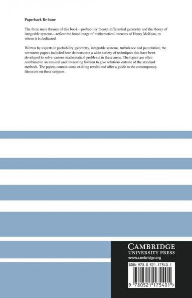 Probability Geometry and Integrable Systems