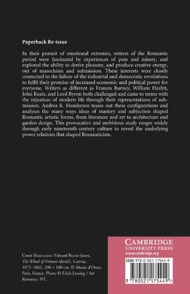 Romanticism and the Painful Pleasures of Modern Life