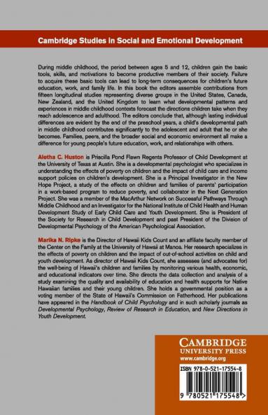 Developmental Contexts in Middle Childhood