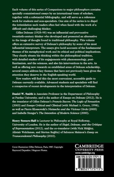The Cambridge Companion to Deleuze