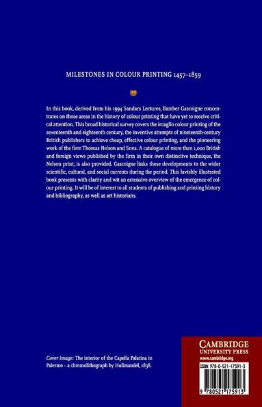 Milestones in Colour Printing 1457-1859