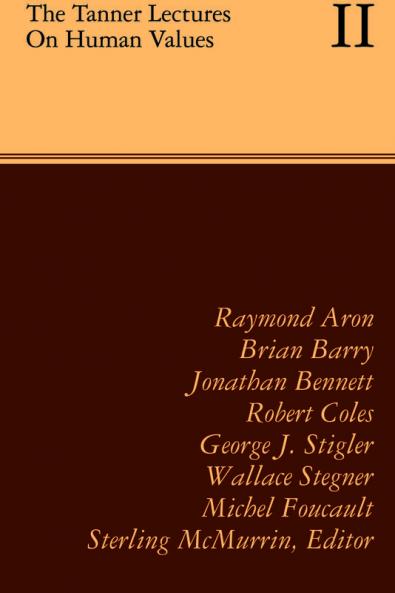 The Tanner Lectures on Human Values