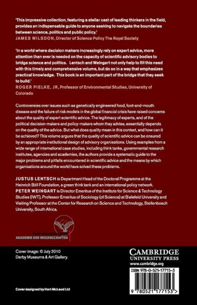 The Politics of Scientific Advice