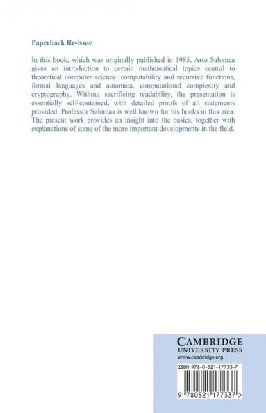 Computation and Automata