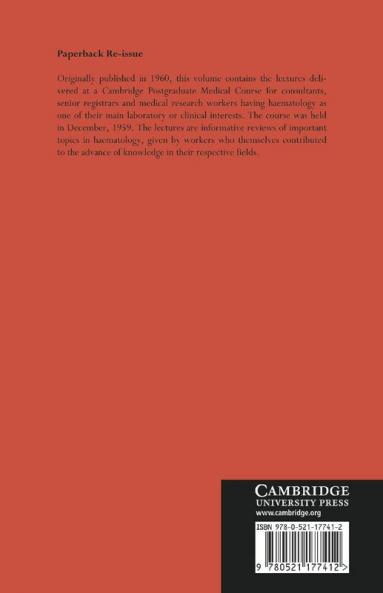 Lectures on Haematology