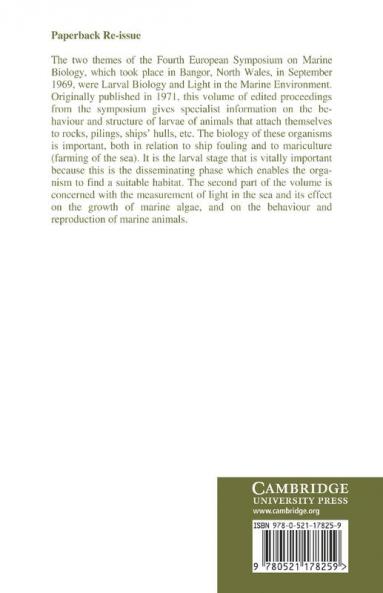 Fourth European Marine Biology Symposium