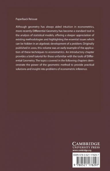 Applications of Differential Geometry to Econometrics