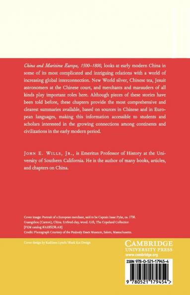 China and Maritime Europe 1500-1800