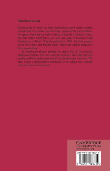 Algebraic Combinatorics on Words