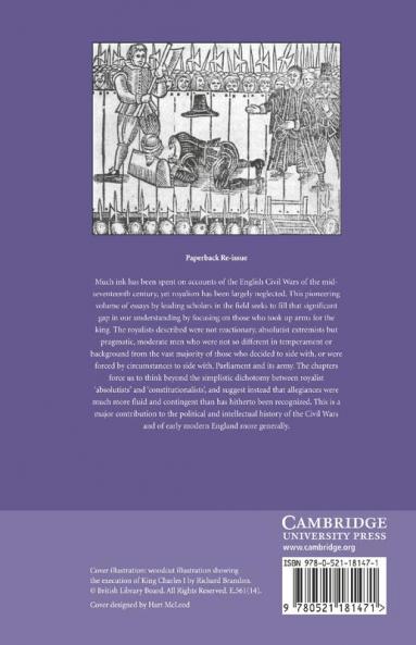 Royalists and Royalism During the English Civil Wars