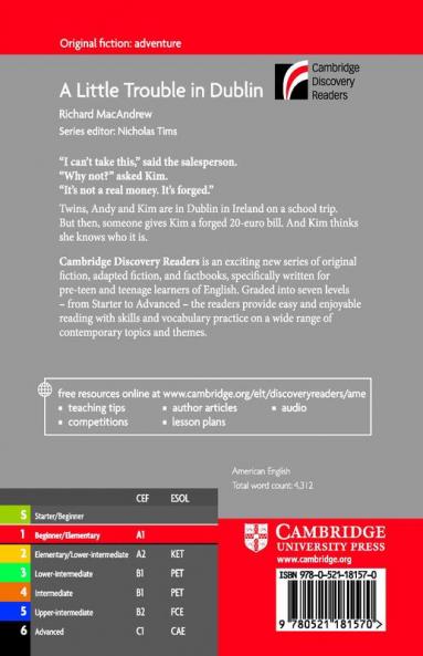 A Little Trouble in Dublin Level 1 Beginner/Elementary American English Edition