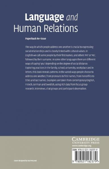 Language and Human Relations