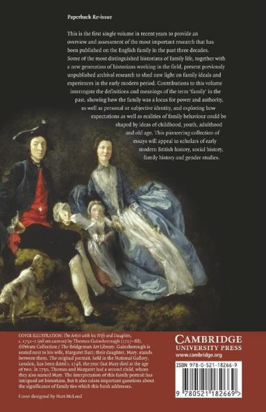 The Family in Early Modern England