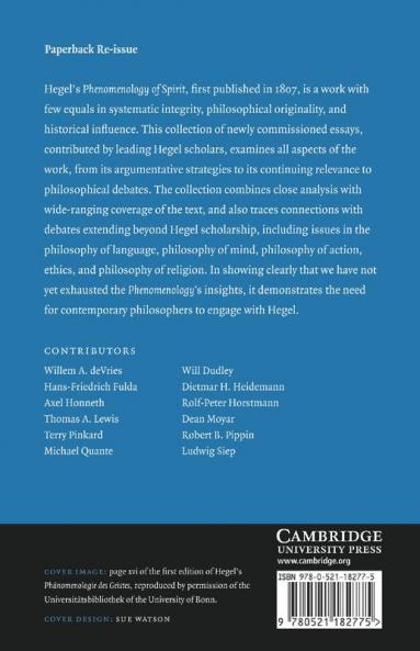 Hegel's Phenomenology of Spirit