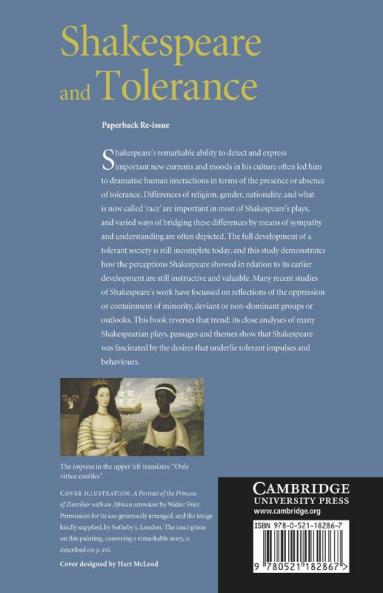 Shakespeare and Tolerance