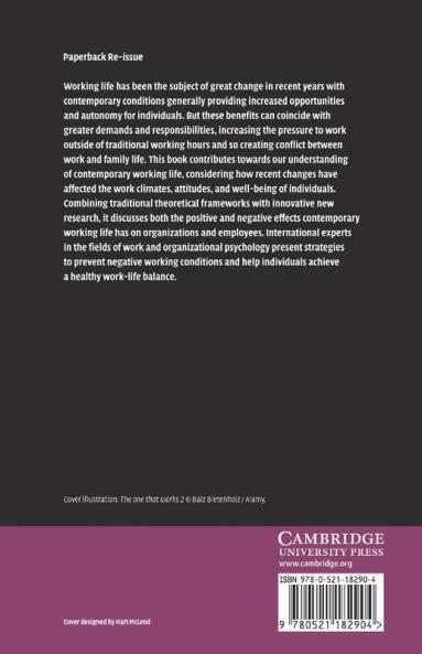 The Individual in the Changing Working Life