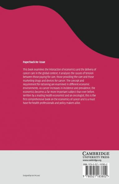 The Economics of Cancer Care