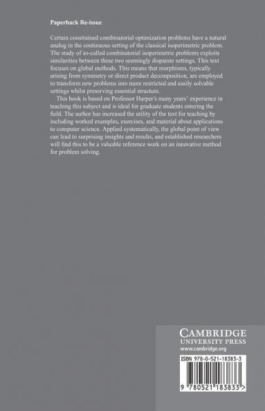 Global Methods for Combinatorial Isoperimetric Problems