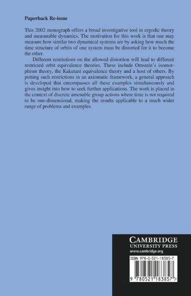 Restricted Orbit Equivalence for Actions of Discrete Amenable Groups