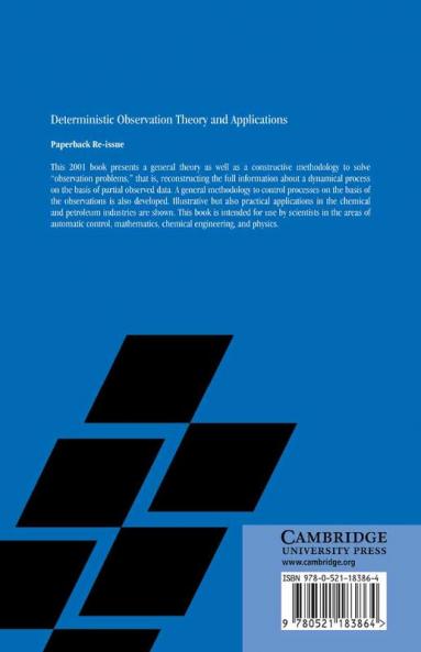 Deterministic Observation Theory and Applications
