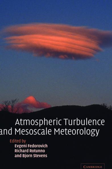 Atmospheric Turbulence and Mesoscale Meteorology