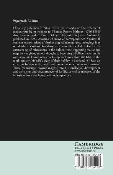 T. R. Malthus
