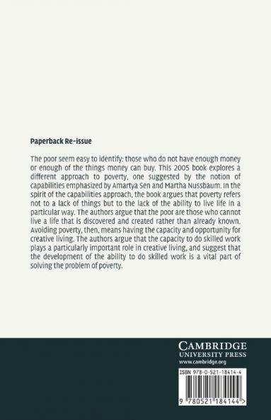 Poverty Work and Freedom
