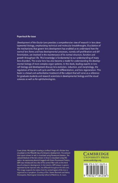 Development of the Ocular Lens