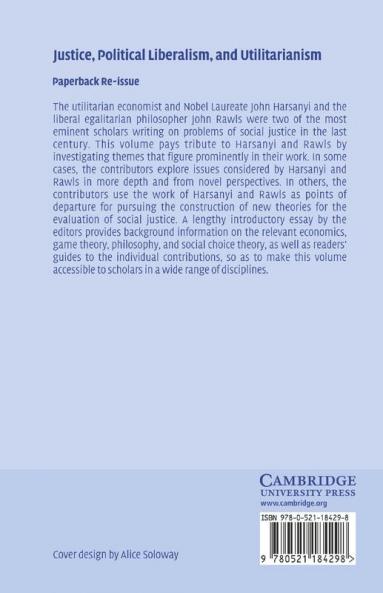 Justice Political Liberalism and Utilitarianism