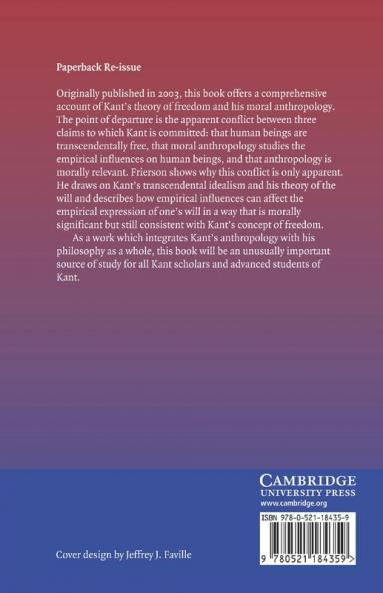 Freedom and Anthropology in Kant's Moral Philosophy