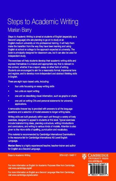 Steps to Academic Writing