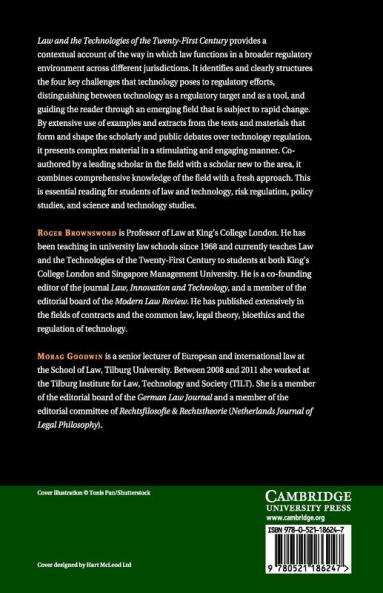 Law and the Technologies of the Twenty-First Century