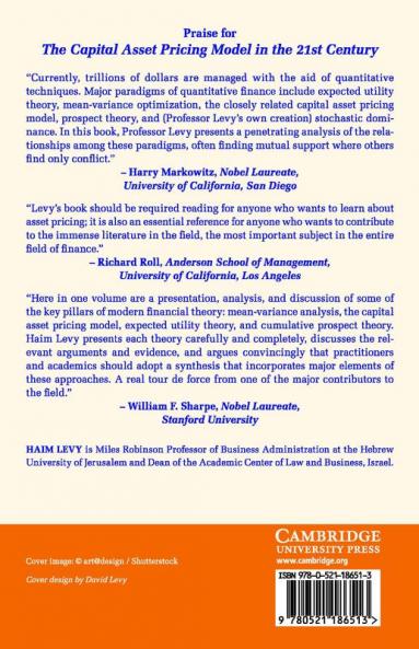 The Capital Asset Pricing Model in the 21st Century