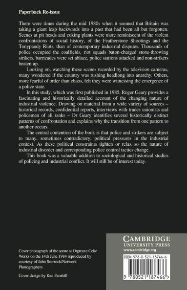 Policing Industrial Disputes