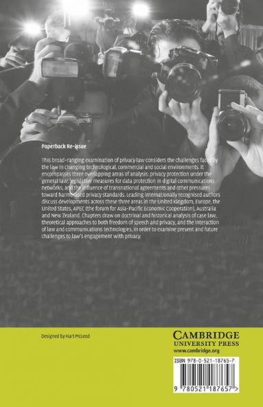 New Dimensions in Privacy Law