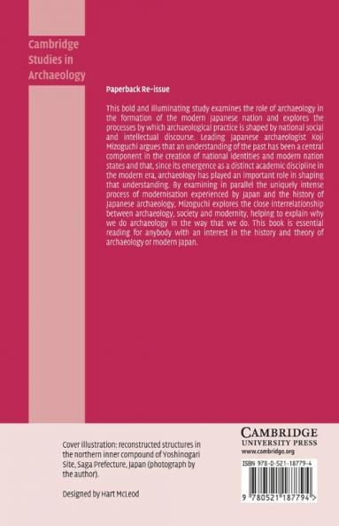 Archaeology Society and Identity in Modern Japan