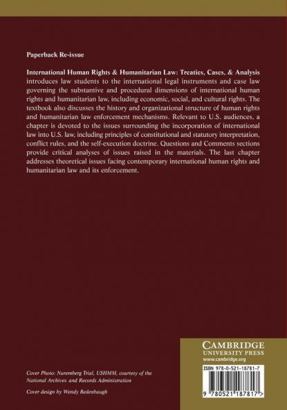 International Human Rights and Humanitarian Law