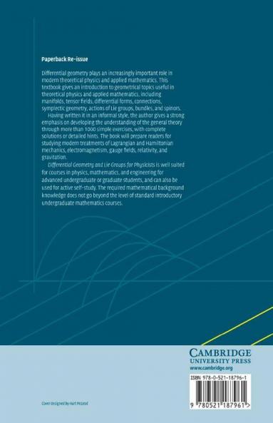Differential Geometry and Lie Groups for Physicists