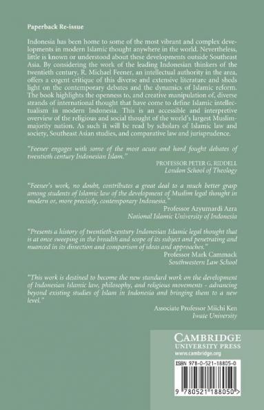 Muslim Legal Thought in Modern Indonesia