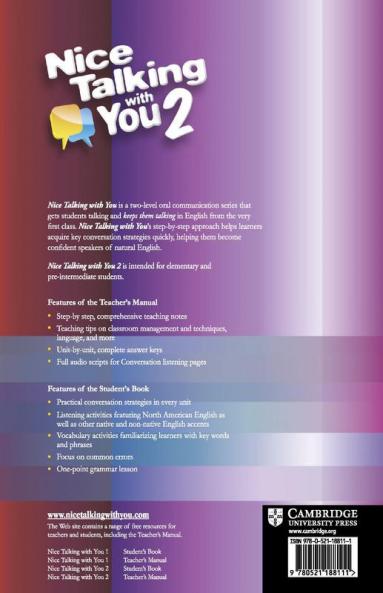 Nice Talking With You Level 2 Teacher's Manual