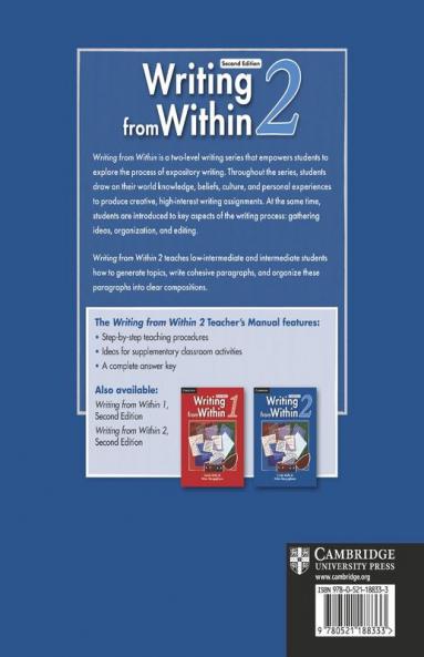 Writing from Within Level 2 Teacher's Manual