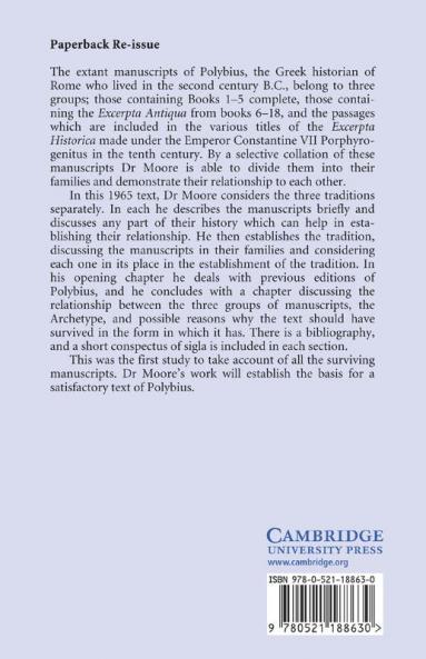 The Manuscript Tradition of Polybius