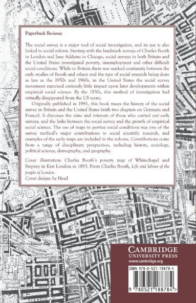 The Social Survey in Historical Perspective 1880 1940