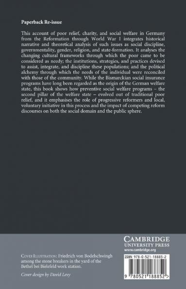 Poor Relief and Welfare in Germany from the Reformation to World War I