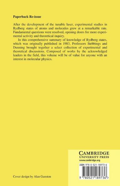 Rydberg States of Atoms and Molecules