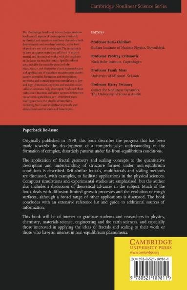 Fractals Scaling and Growth Far from Equilibrium